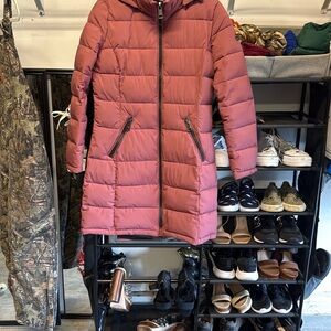 Andrew Marc Mauve Puffer Coat